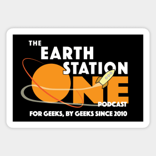 Vintage Earth Station One Podcast Magnet